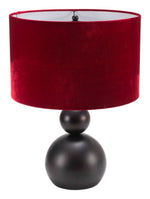 Red Accent Table Lamp for Desk or Nightstand – Zuo Modern