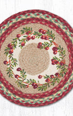 Earth Rugs Handcrafted Round Placemat – 15