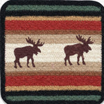 Earth Rugs Farmhouse Tall Timbers Printed Jute Trivet 10