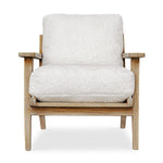 Modern Sheepskin Lounge Chair – Soft Faux Fur Upholstery by Uttermost