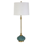 Transitional Blue Table Lamp – Uttermost Kaimana Collection