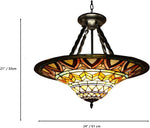 Fine Art Lighting Tiffany Hanging Fixture – Elegant 24