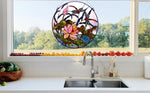 Art Nouveau Style Tiffany Window Panel – Fine Art Lighting Accent Piece