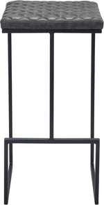 Zuo Modern Minimalist Gray Stool For Bar Height Tables