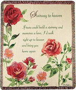 Vintage-Style Decorative Throw with Stairway to Heaven Verse – 60x50