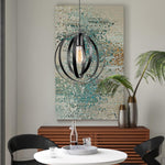 Industrial Globe Pendant Light