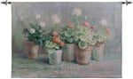 Geraniums Grande Floral Tapestry – 36 x 50 Cotton Wall Hanging
