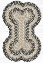Earth Rugs Rustic Dog Bone Shaped Pet Mat – Handcrafted Jute