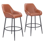 Zuo Modern Vila Barstool Set of 2 – 42.5
