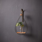 glass wall vase