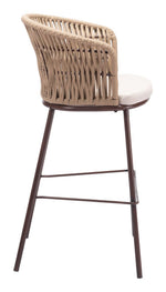 Durable Outdoor Barstools – Powder-Coated Steel Frame