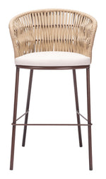 Set of 2 Outdoor Barstools – Comfortable Seating for Home or Lounge