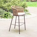 Outdoor Natural Freycinet Barstool Set of 2 – Weather-Resistant Fabric