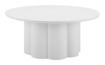 Sleek Modern Coffee Table, Weather-Resistant Aluminum