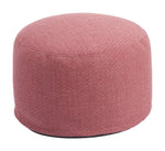 Durable Weather-Resistant Ottoman in Red