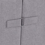 Gray Cube Ottoman for Patio or Garden