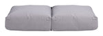 Textilene Base Ottoman for Modern Outdoor Living