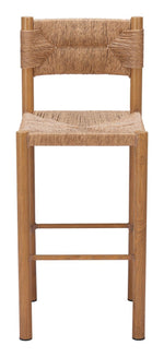 Natural Aluminum Outdoor Barstool – Set of 2