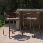 Modern Patio Bar Chair – Ergonomic Outdoor Seating