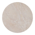 Laminated Travertine Top Table with Acacia Wood Frame