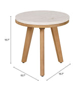 Contemporary Organic Side Table for Indoor & Outdoor Use