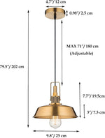 Fine Art Lighting Modern Pendant – Sleek Gold Design, 80