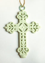 Cream Cast Iron Wall Cross Set – Rustic Faith Decor