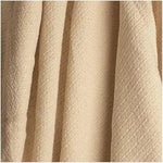 Neutral Diamond Woven Blanket – 67×46 Cotton Throw for Minimalist Living