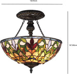 Decorative Tiffany Ceiling Lamp – Fine Art Lighting Classic Glass Shade