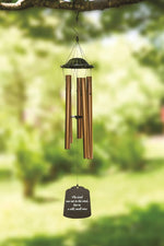 Bronze Chime – Spiritual Wind Bell with Faith Message