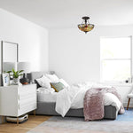Classic Tiffany Ceiling Fixture – Fine Art Lighting Flush Mount
