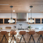 Contemporary Matte Black Pendant Lamp