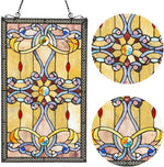 276-Piece Glass Panel – Tiffany Style Window Hanging by Fine Art Lighting