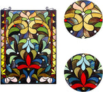 Fine Art Lighting Decorative Stained Glass Window Insert – 18