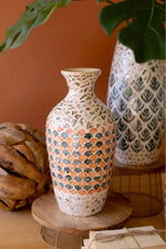 spun bamboo vase,