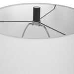 White linen petite lamp shade