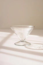 clear martini glass