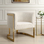 Uttermost Cozy Chair – Upholstered Lounge Seat with Curved Back