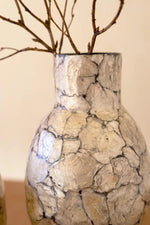 spun bamboo vase,