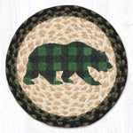 Rustic Green Plaid Bear Trivet – 10