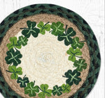Earth Rugs Americana Braided Table Mat – Printed Bless This Home Accent