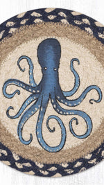 Ocean Theme Blue Octopus Printed Hot Pad for Kitchen and Dining