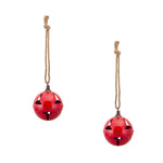 Holiday Iron Sleigh Bells with Rustic Charm