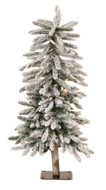 3 Foot Flocked Pencil Tree Indoor Tabletop Decoration