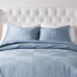Riviera Velvet Pillow Sham by Greenland – 20x26 Standard Size in Quilted Dutch Velvet