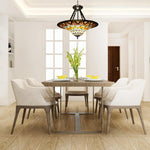 Handcrafted Stained Glass Pendant Lamp – 24 x 21 Tiffany Style by Fine Art Lighting