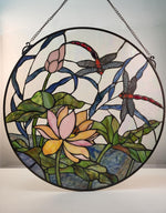 Handcrafted Stained Glass Window Art – Tiffany Panel from Fine Art Lighting
