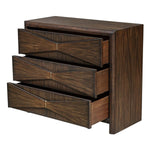 Small Mid-Century Cabinet – Solid Acacia 38-Inch Chest