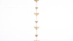 Garden Rain Chain Alternative with Iron Bee Design