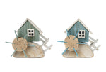 Lakehouse Water Wheel Decor – Set of 2, 8.5